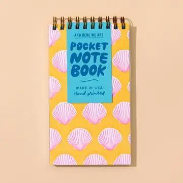 Pink Shells Pocket Notebook