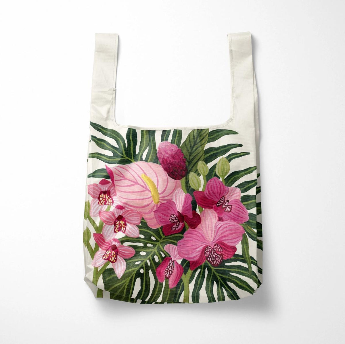 Exotic Orchid Reusable Shopping Bag