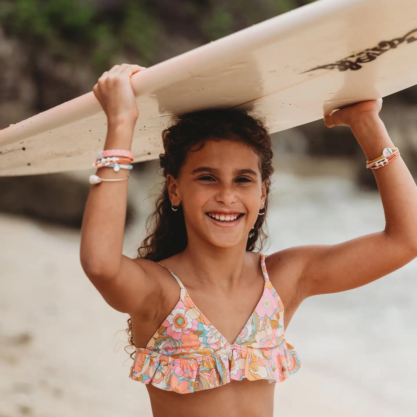 Surf Surfboard Hair Tie Bracelets