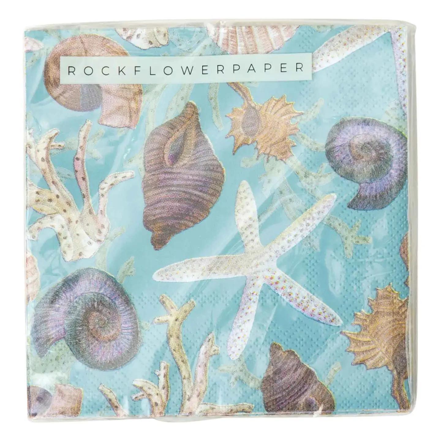 Sea Treasures Paper Cocktail Napkins