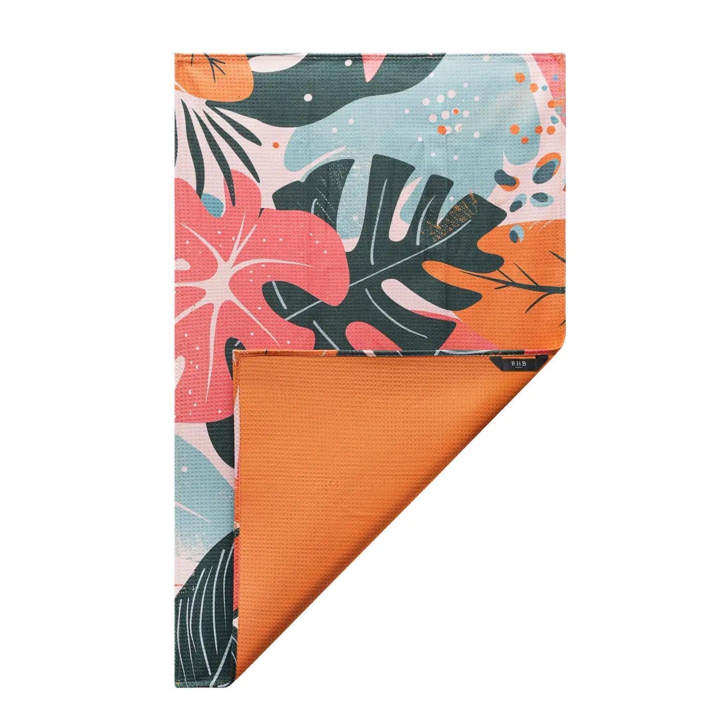 Golden Tropic Tea Towel
