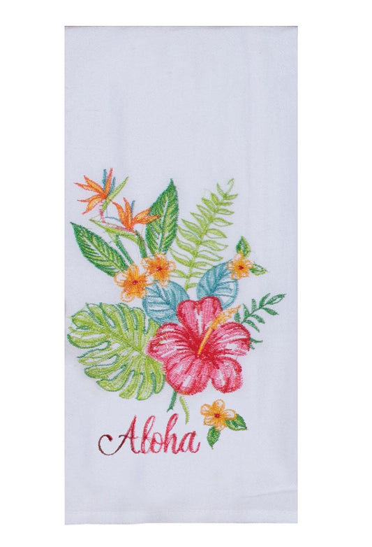 Aloha Floral Flour Sack Towel