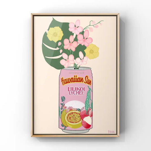 Lilikoi Lychee Hawaiian Sun Art Print
