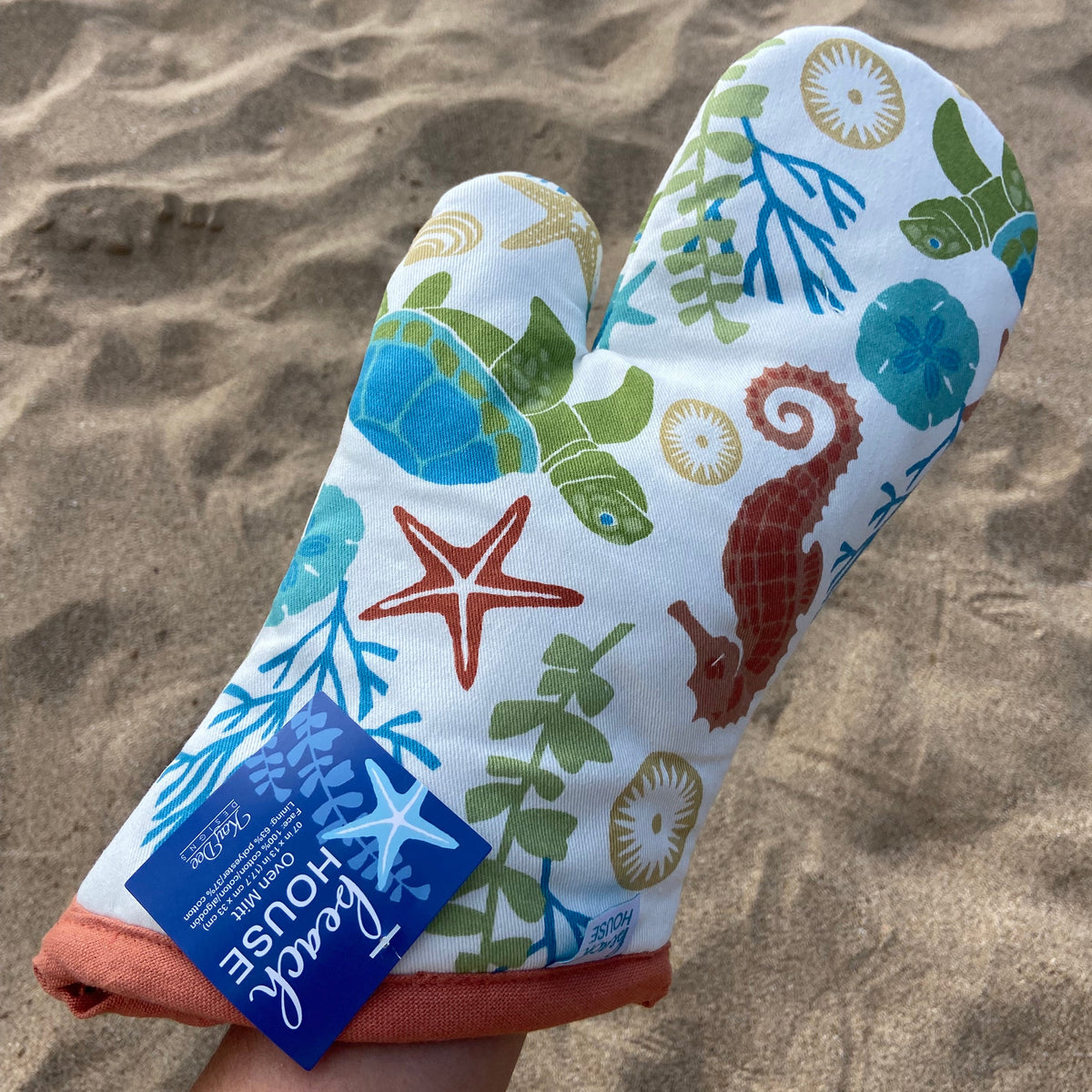 Sea Turtle Oven Mitt