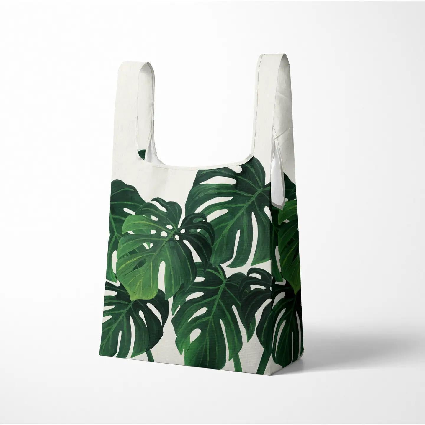 Monstera Reusable Shopping Bag