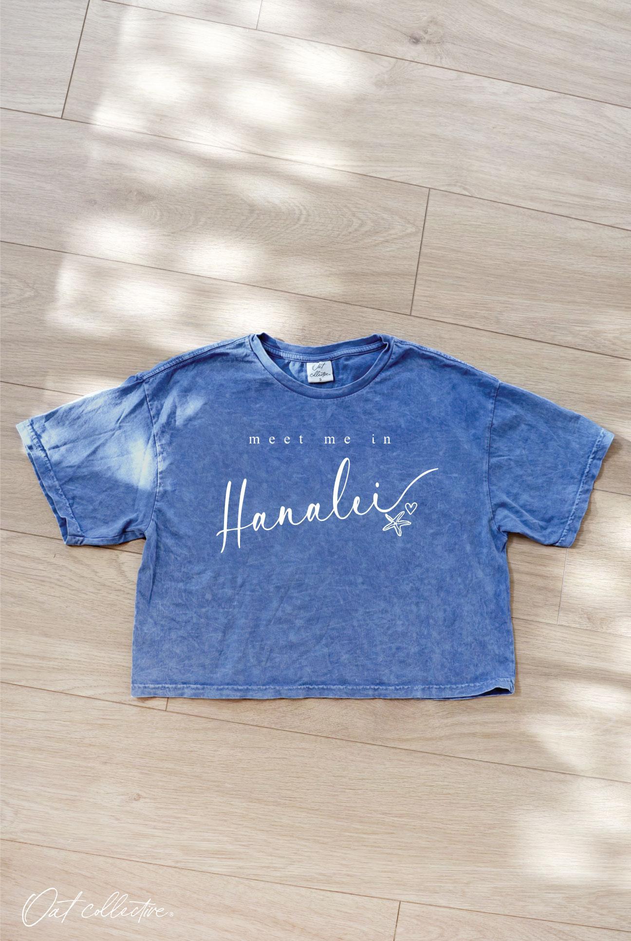 Meet Me In Hanalei Crop Tee