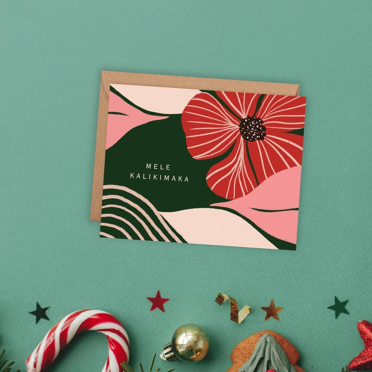 Mele Kalikimaka Art Card