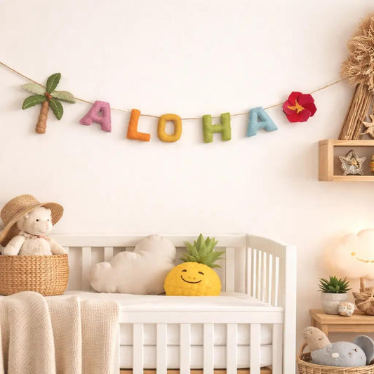 Aloha Felt Garland