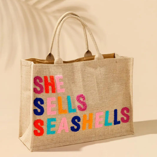 She Sells Seashells Beach Bag