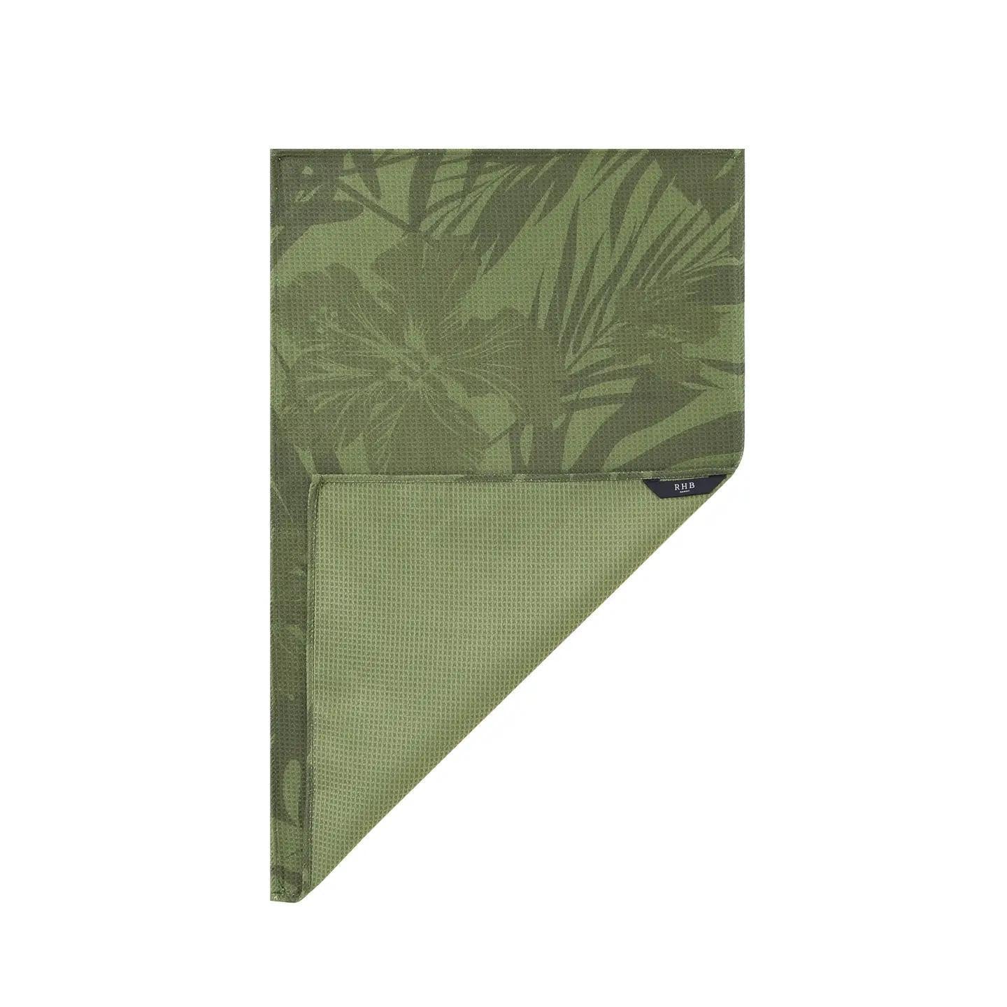 Hawaiian Army Green Tea Towel