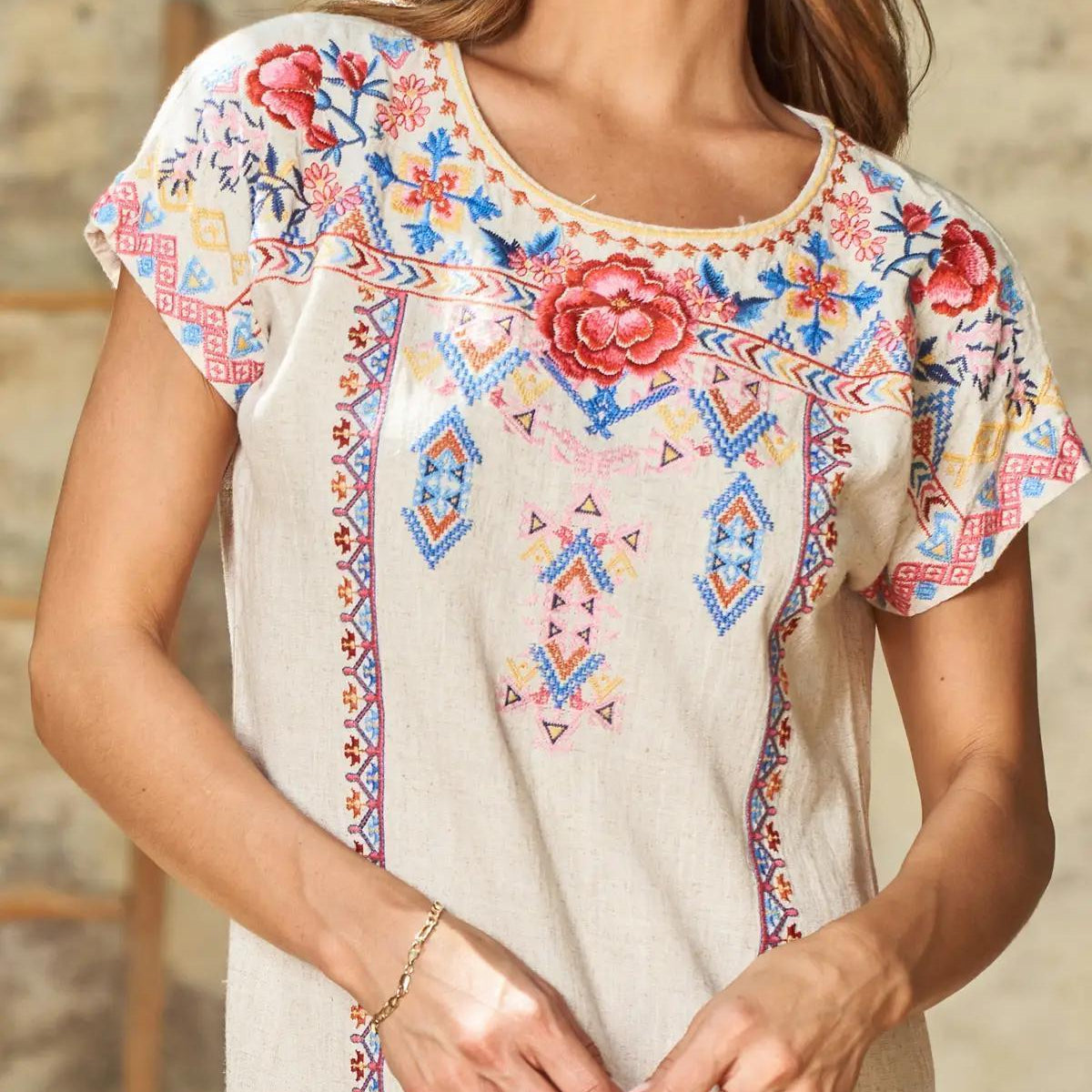 Linen Shift Dress