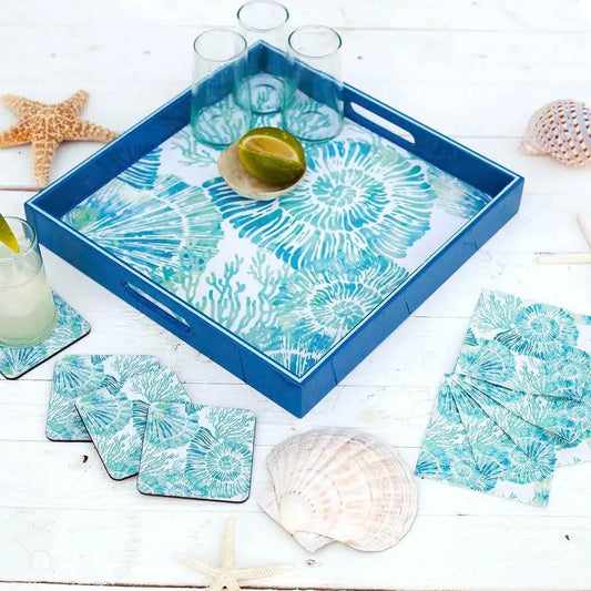 Nautilus Shells Serving Tray