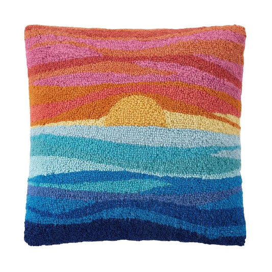 Orange Sunset Hook Pillow