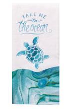 Coastal Tranquility Terry Cloth Towel