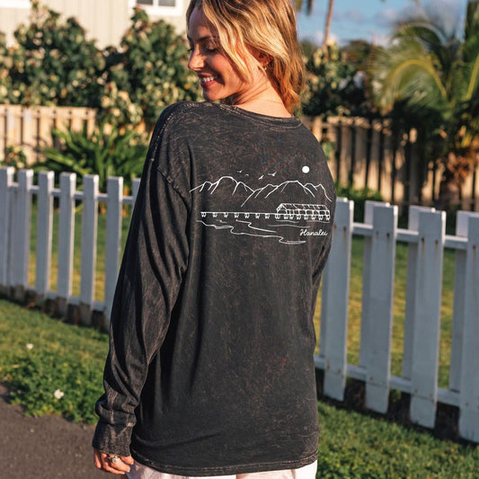 Hanalei Pier L/S Tee
