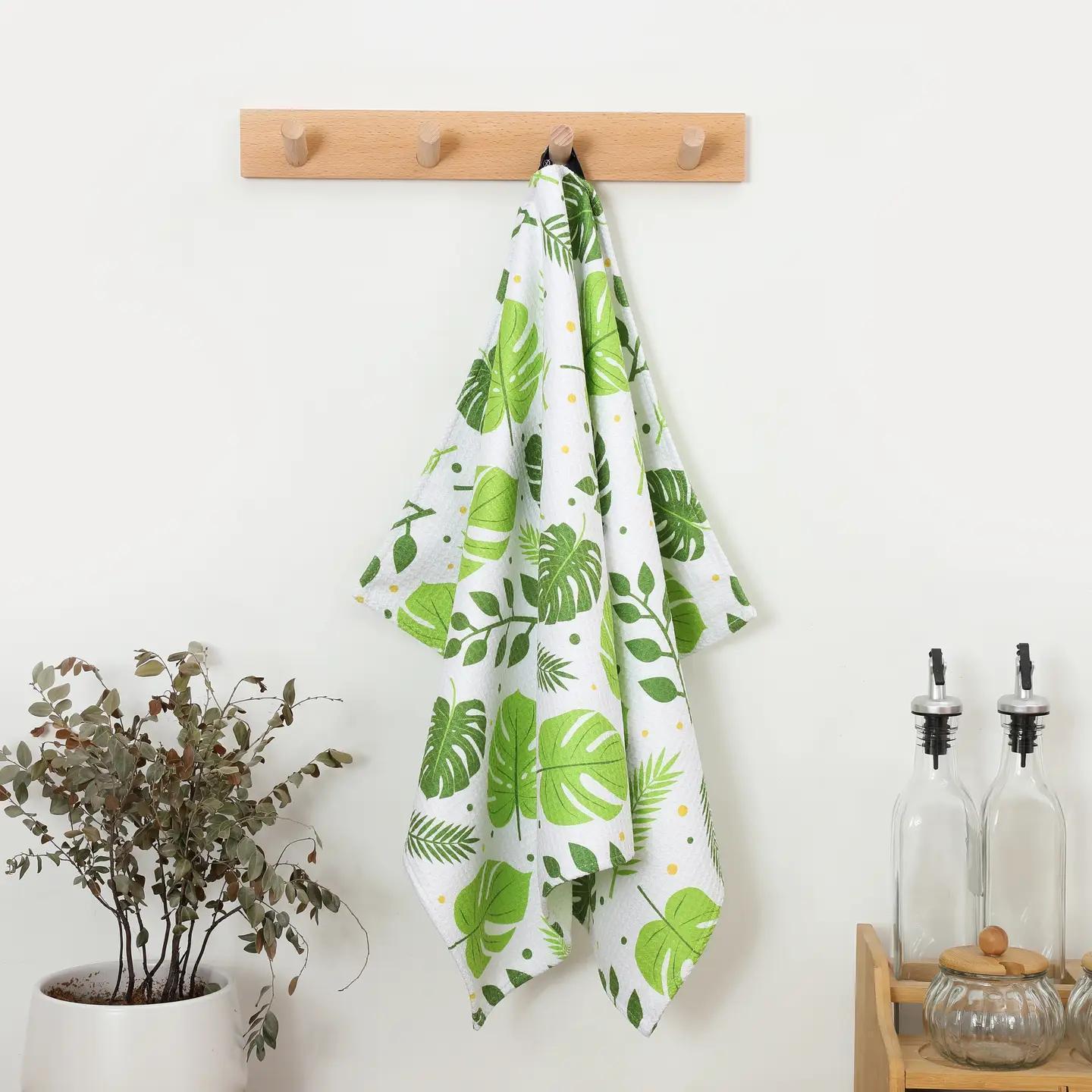 Aloha Green Tea Towel