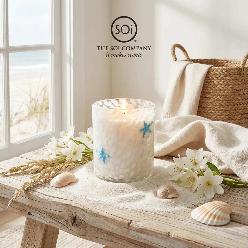Seaside Blooms  (Starfish) Icon 12oz Candle