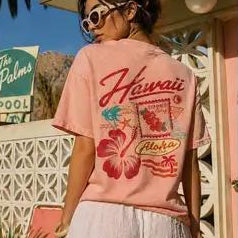 Hawaii Postcard Tee