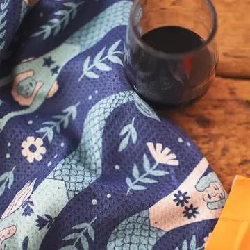 Mermaid Quick Dry Kitchen Towel