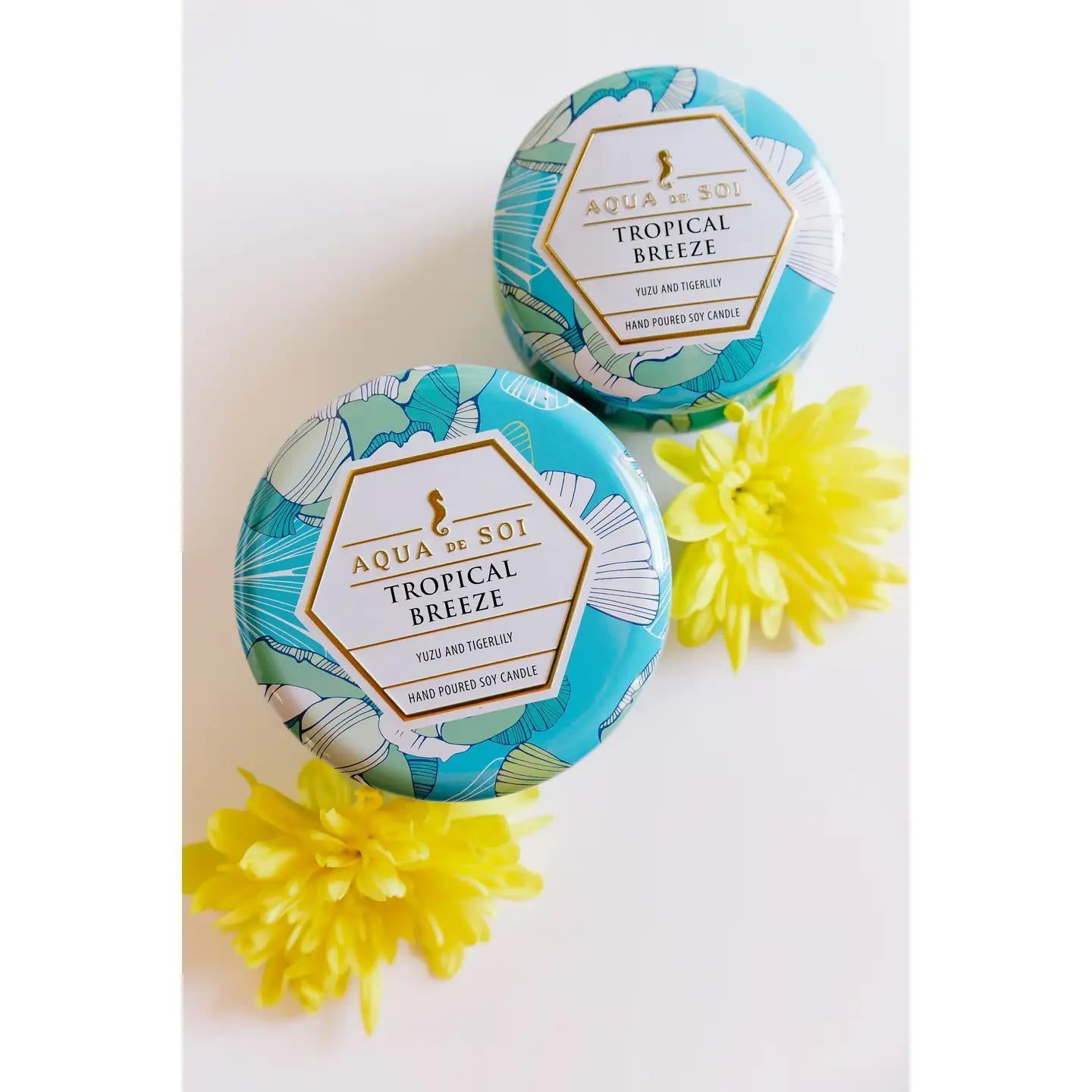 Tropical Breeze Candle 9 oz Aqua De Soi