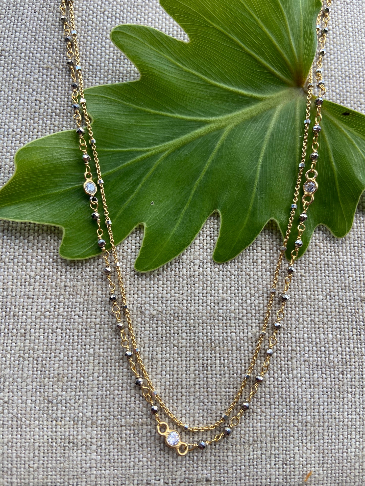 Pyrite Liko Necklace