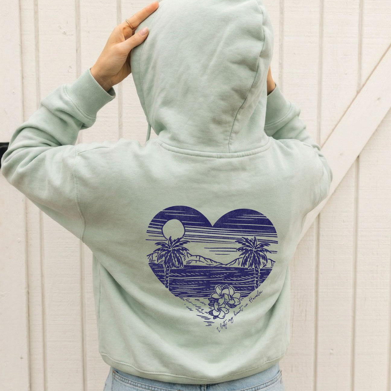 Left My Heart Zip Hoodie