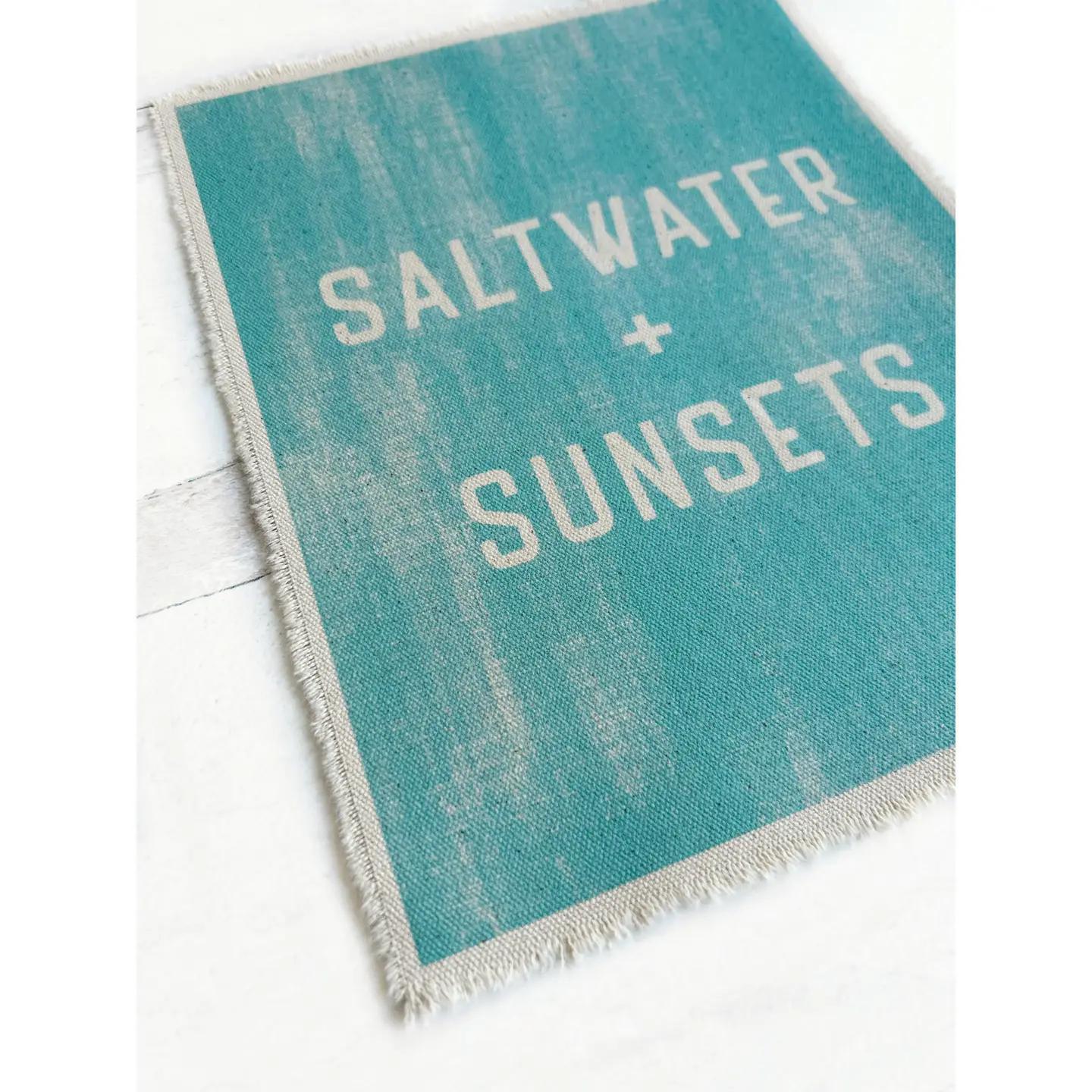 Saltwater & Sunsets Canvas