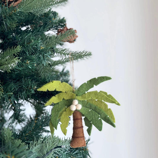 Palm Tree Felt Ornament