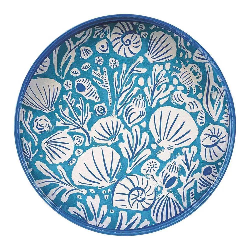 Sealife Round Serving Tray