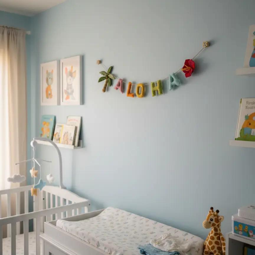 Aloha Felt Garland