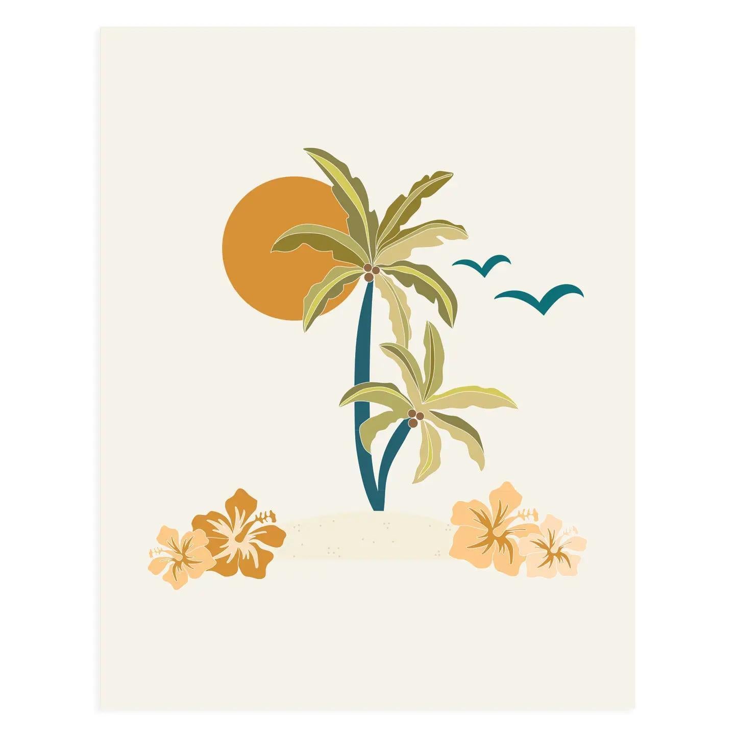 On An Island 11x14 Art Print