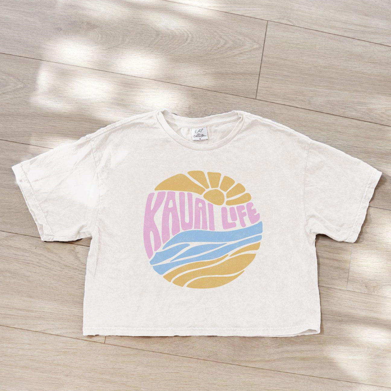Kauai Life Crop Tee