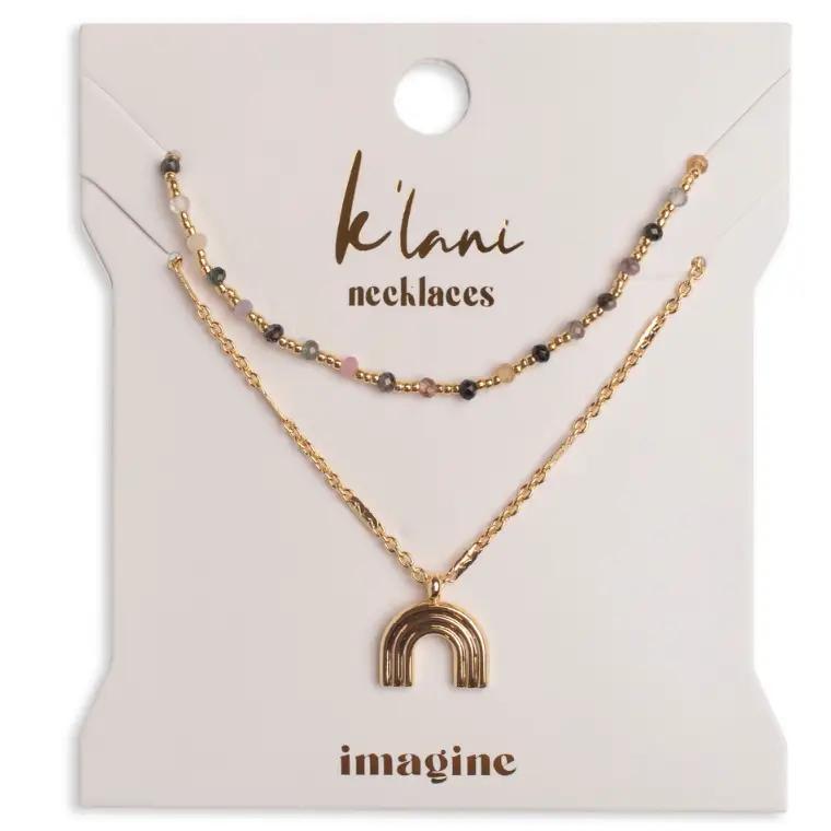 Imagine Rainbow Necklace Set