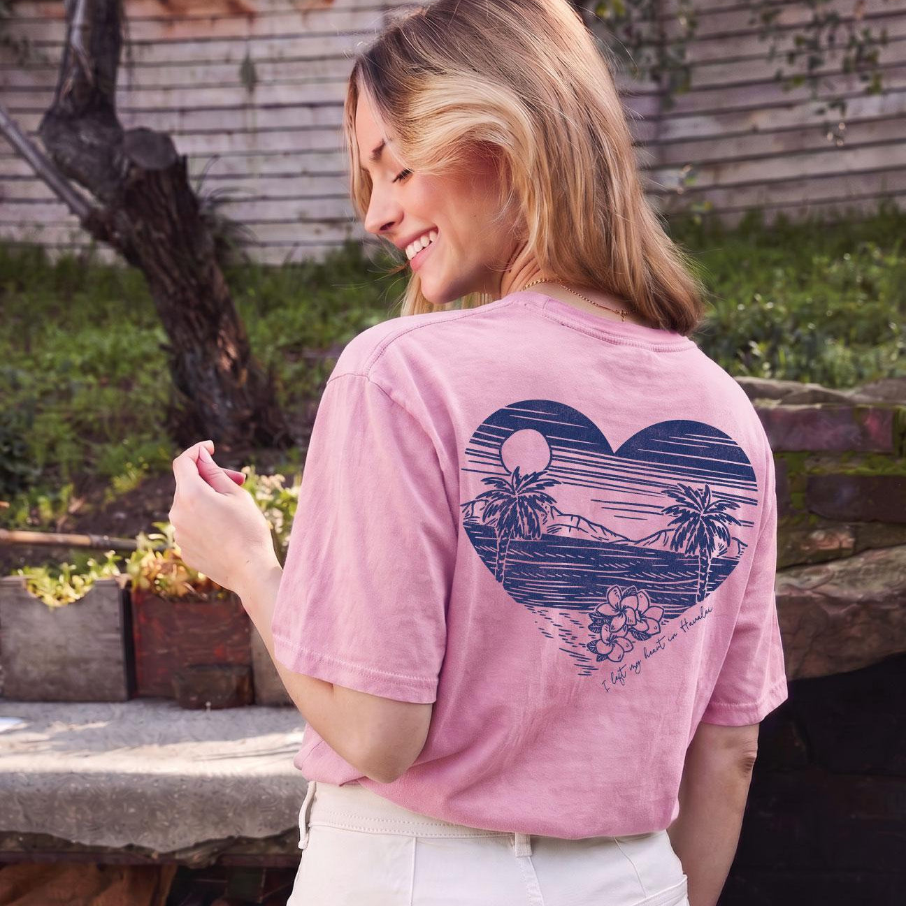 Heart in Hanalei Tee