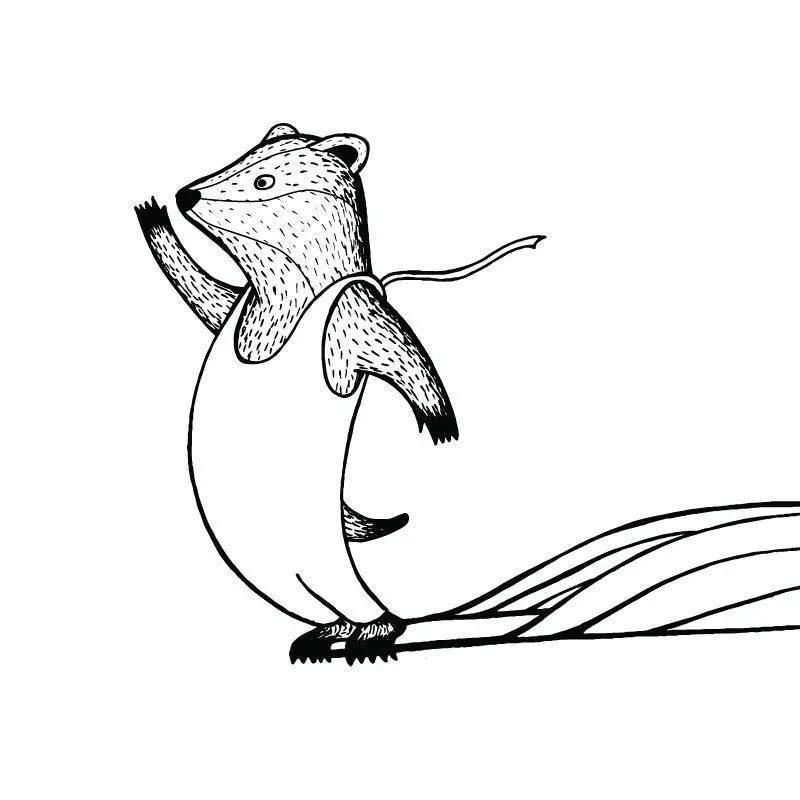 Surfing Animals Alphabet Coloring Book