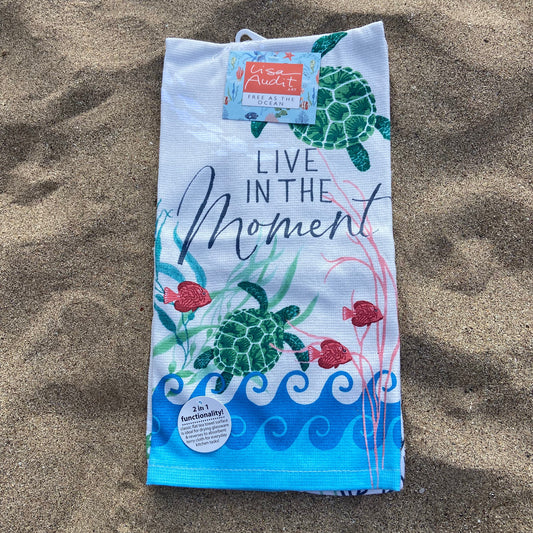 Live In the Moment Terry Cloth Towel