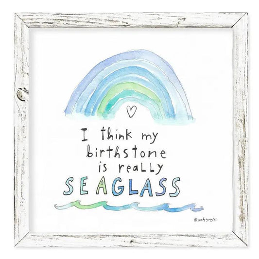 Birthstone Shelf Art 8.25x8.25