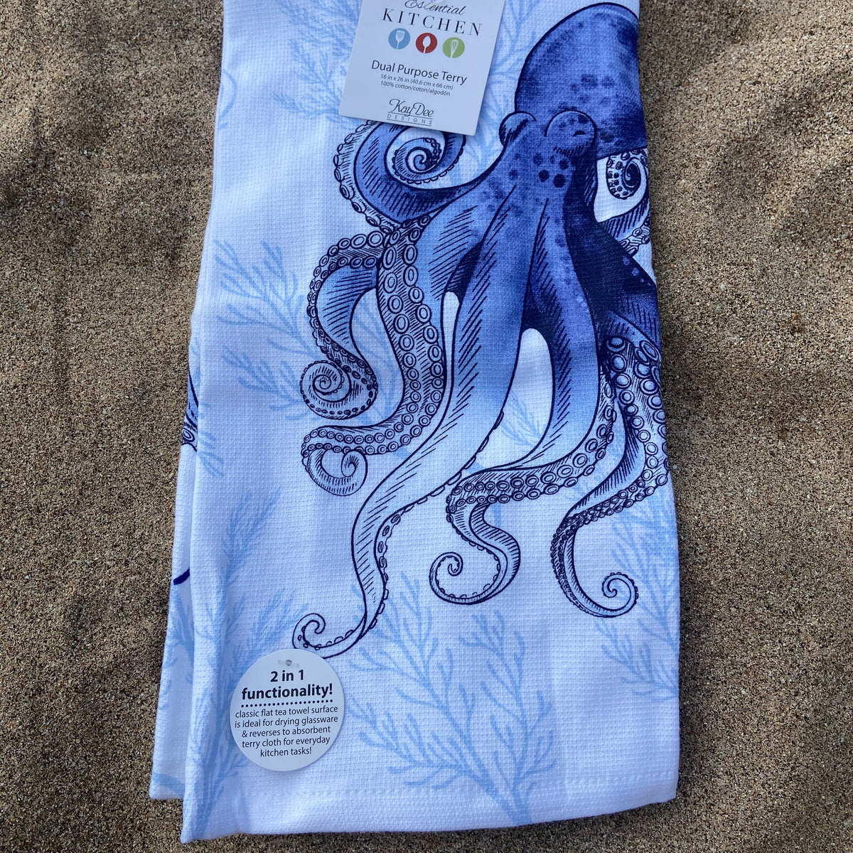 Octopus Terry Cloth Towel