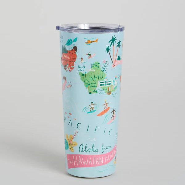 Hawaiian Islands Stainless Steel Tumbler