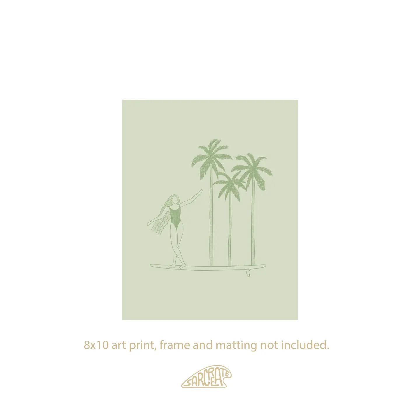 Tres Surf Print 8x10