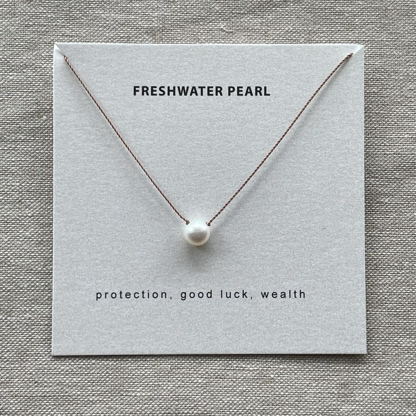 Pearl Nylon Necklace