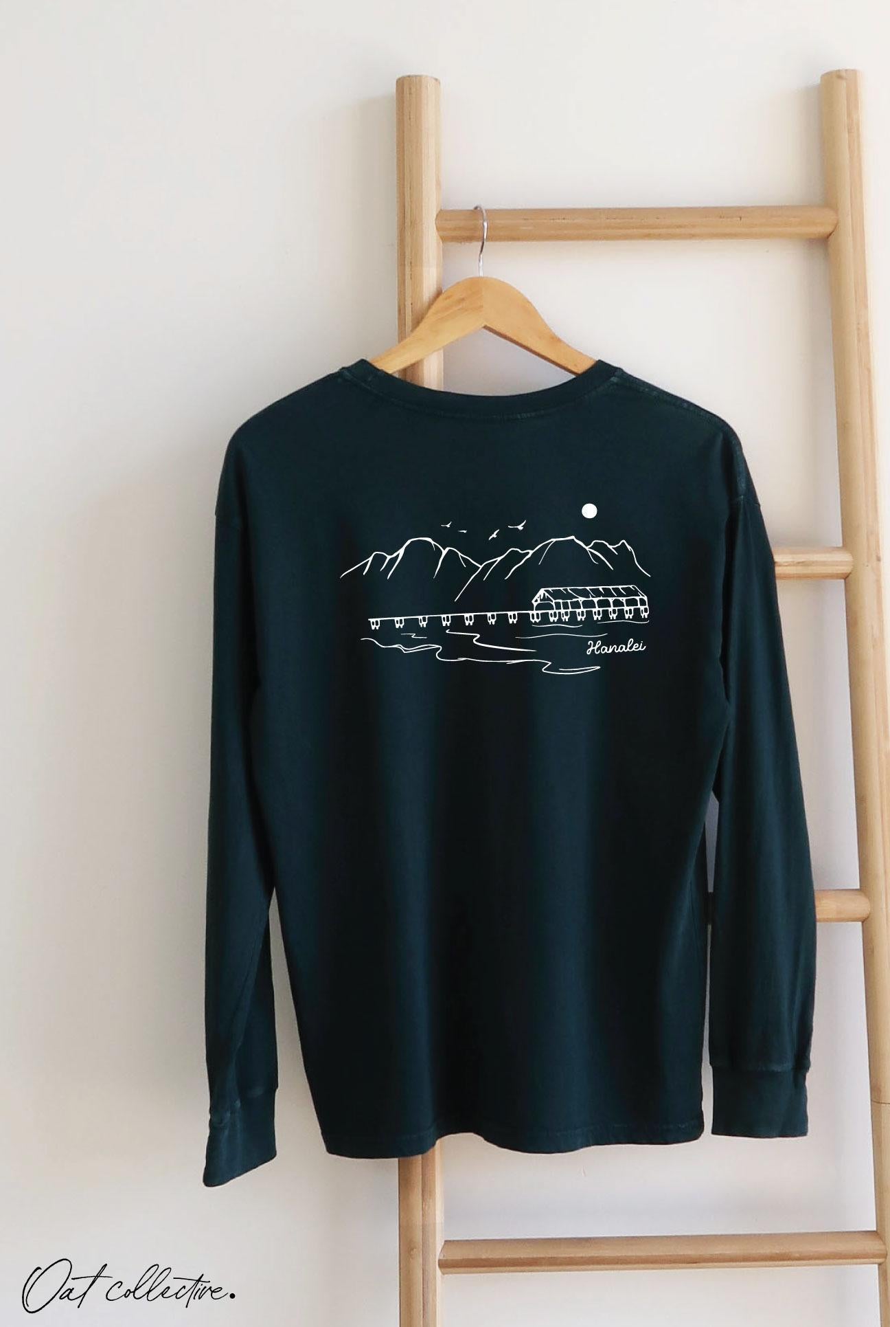 Hanalei Pier L/S Tee
