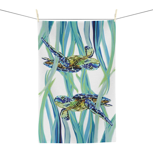 Colorful Sea Turtle Microfiber KitchenTowel