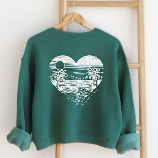 I Left My Heart Mid Sweatshirt