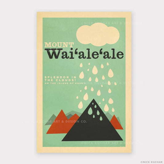 Mount Wai'ale'ale Travel Print