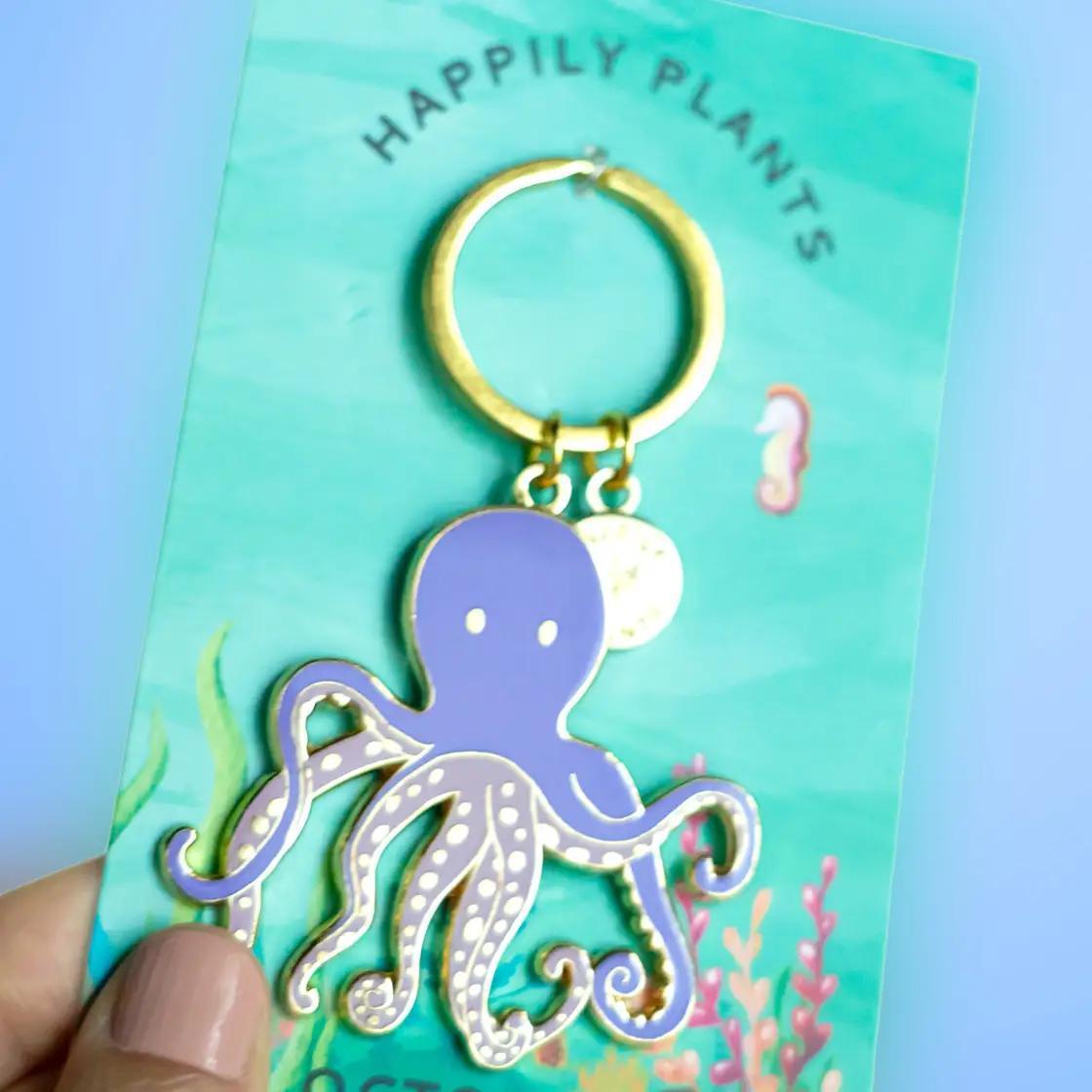 Octopus Keychain
