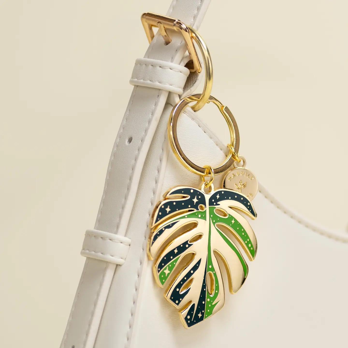 Monstera Thai Constellation Keychain