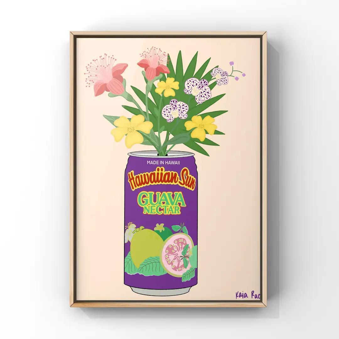 Guava Nectar Hawaiian Sun Art Print