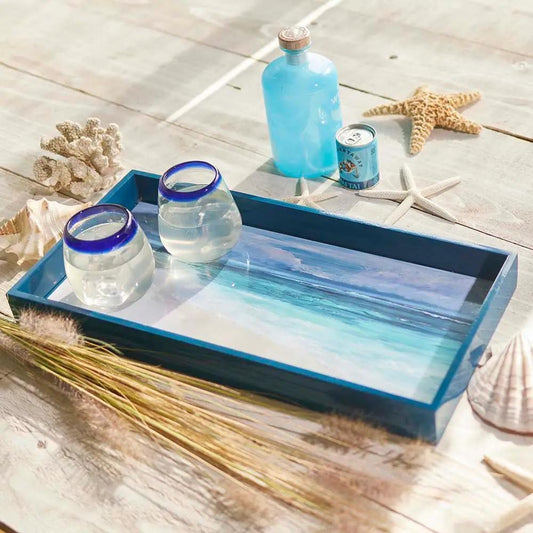 Coastal View Serving Tray