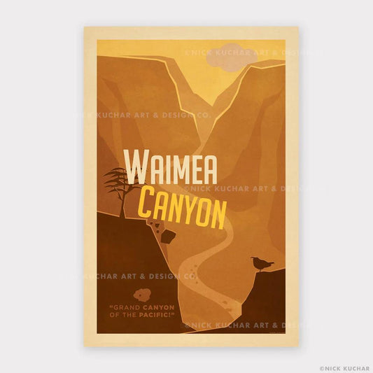 Waimea Canyon Travel Print